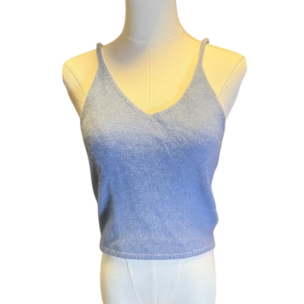 Knit V-Neck Tank Top Sz Small